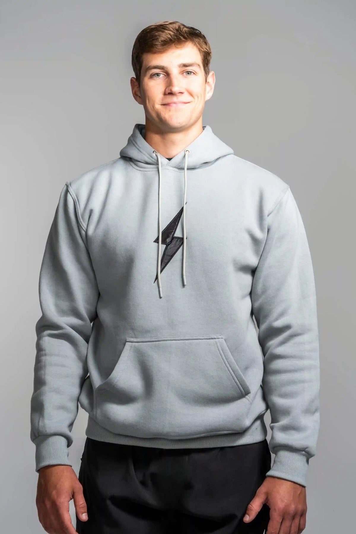 BOLT Hoodie - Grey/Black Bolt