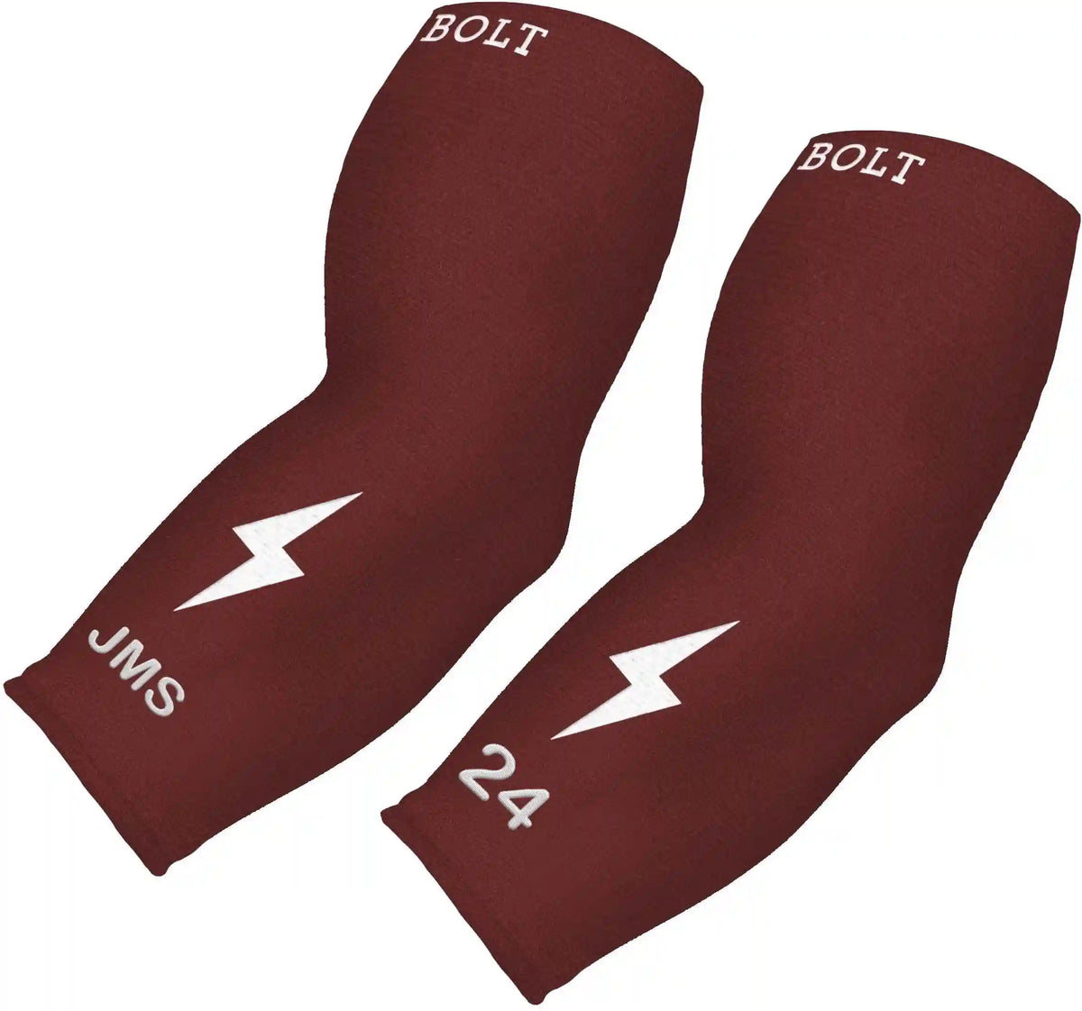 Personalized Graduated Compression Premium 3/4 Arm Sleeve - Maroon