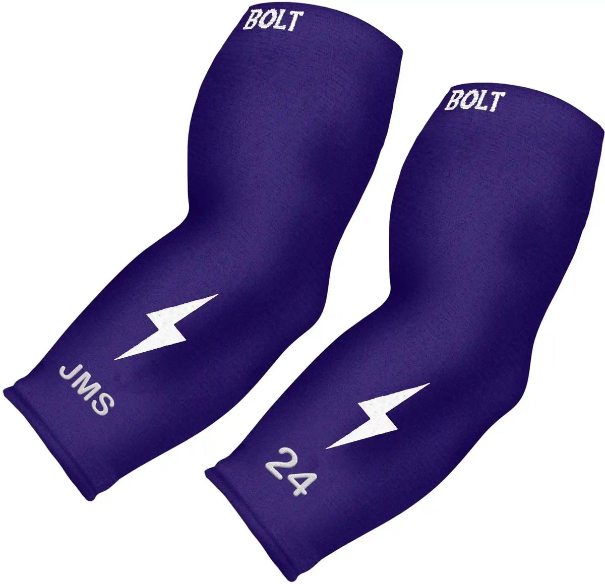 Personalized Graduated Compression Premium 3/4 Arm Sleeve - Purple