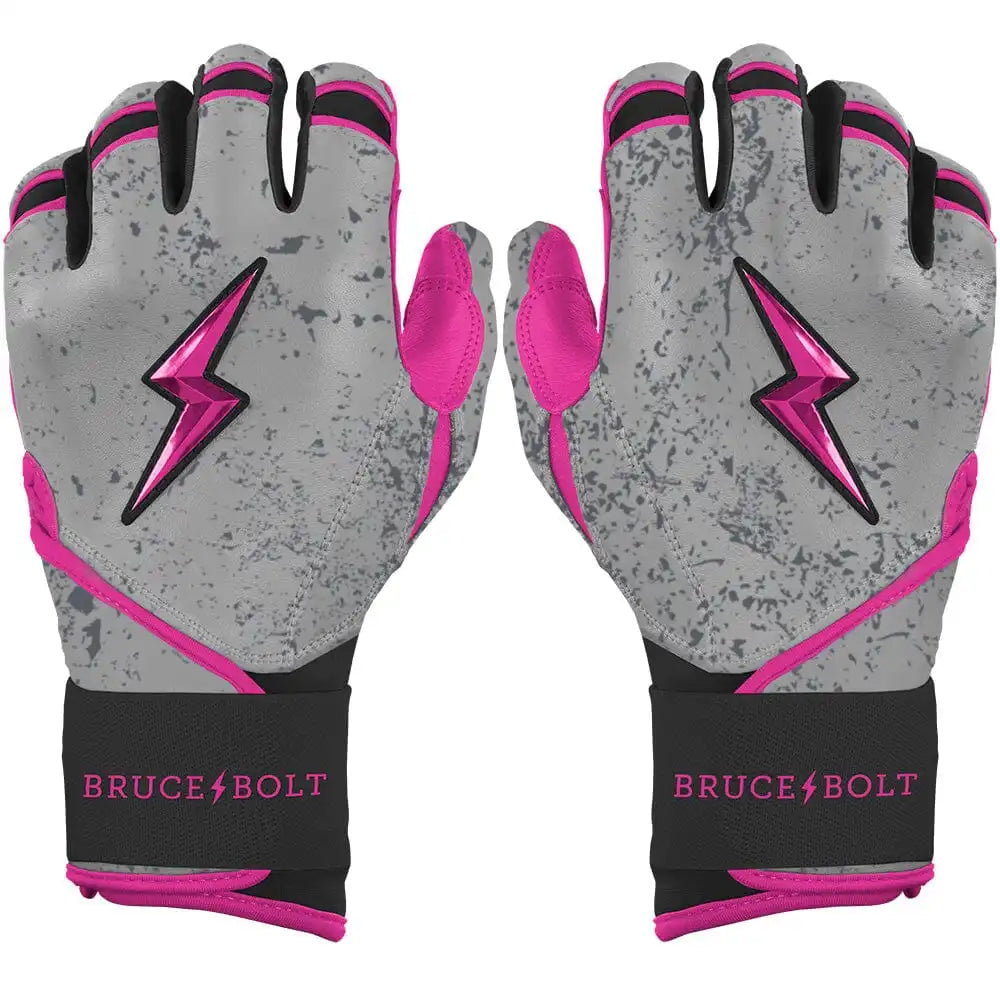 Brandon Nimmo Signature Series Long Cuff Batting Gloves - Concrete