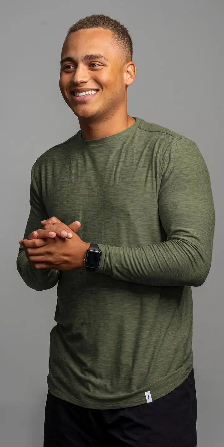 SuperSoft Long Sleeve Shirt - Olive Green